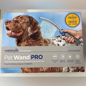 Waterpik Pet Wand Pro Dog Bathing Tool ~ Brand New!
